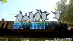 ロンドン動物園-正門-ペンギンの飾り