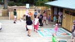 ロンドン動物園-南極基地前ウッドデッキのゲーム