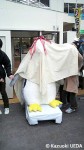 マリンピア松島水族館・マスコットペンギン贈呈式