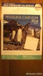 「ペンギンギャラリー」(株式会社スリーリヴァーズ)様から2014年カレンダーのリーフレットをいただきました(^○^)!!