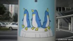 この夏博多駅前で涼しさを提供してきた「ミストペンギン」です(^○^)!!