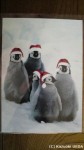 妻がゲットした今年のクリスマス・ペンギンカードです(^○^)!!