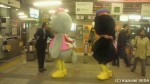 ペンギンかすってるキャラクター=シンちゃん・ケイちゃんの着ぐるみに初めて出会いました(^○^)!!