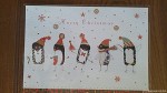 今年のクリスマスペンギンカードです(^○^)!!