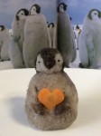 京都のイラストレーター=ドメチカ様から「バレンタイン・大根ペンギンアート」をいただきました(^○^)!!