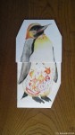京都のイラストレーター=ドメチカ様から「ペーパーペンギンマトリョーシカ」カードでの誕生日祝をいただきました(^○^)!!